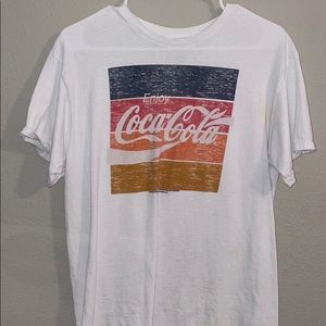 White coca-Cola tee shirt!